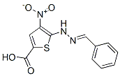 2-Thiophenecarboxylic  acid,  5-(benzylidenehydrazino)-4-nitro-  (7CI) Struktur