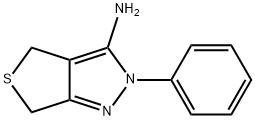 2-PHENYL-2,6-DIHYDRO-4H-THIENO[3,4-C]PYRAZOL-3-AMINE Struktur