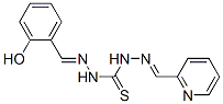 1-(2-pyridylmethylidene)-5-(salicylidene)thiocarbonylhydrazone Struktur