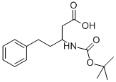 3-TERT-BUTOXYCARBONYLAMINO-5-PHENYL-PENTANOIC ACID Struktur