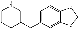 3-BENZO[1,3]DIOXOL-5-YLMETHYL-PIPERIDINE Struktur