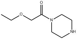 Piperazine, 1-(ethoxyacetyl)- (9CI) Struktur