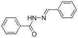 N-Benzoyl-N'-benzylidenehydrazine Struktur