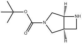 (S,S)-3-BOC-3,6-DIAZABICYCLO[3.2.0]HEPTANE Struktur