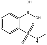 2-(N-Methylsulfamoyl)phenylboronic acid Struktur