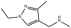 (1-ETHYL-3-METHYL-1H-PYRAZOL-4-YLMETHYL)-METHYL-AMINE Struktur