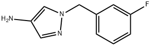 1-(3-fluorobenzyl)-1H-pyrazol-4-amine(SALTDATA: 2HCl) Struktur