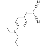 PROPANEDINITRILE, [[4-(DIPROPYLAMINO)PHENYL]METHYLENE]- Struktur