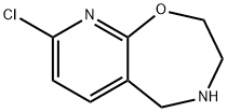 8-Chloro-2,3,4,5-tetrahydropyrido[3,2-f][1,4]oxazepine Struktur