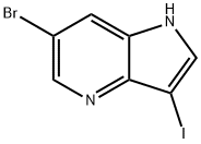 6-BROMO-3-IODO-1H-PYRROLO[3,2-B]PYRIDINE Struktur