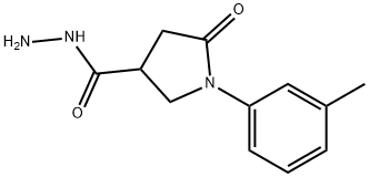 1-(3-Methylphenyl)-5-oxopyrrolidine-3-carbohydrazide Struktur