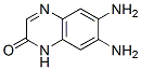 2(1H)-Quinoxalinone,  6,7-diamino- Struktur