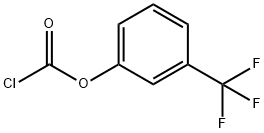 3-(TRIFLUOROMETHYL)PHENYL CHLOROFORMATE Struktur