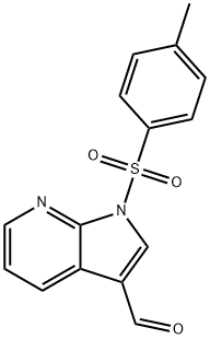 1-tosyl-1H-pyrrolo[2,3-b]pyridine-3-carbaldehyde Struktur