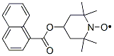 4-(1-naphthoyloxy)-2,2,6,6-tetramethylpiperidine-1-oxyl Struktur