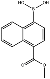 4-(Methoxycarbonyl)naphthalen-1-ylboronic acid Struktur