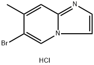 6-Bromo-7-methylimidazo[1,2-a]pyridine, HCl Struktur