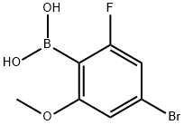 4-Bromo-2-fluoro-6-methoxyphenylboronic acid price.