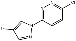 3-Chloro-6-(4-iodo-1H-pyrazol-1-yl)pyridazine Struktur