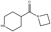 4-[(AZETIDIN-1-YL)CARBONYL]PIPERIDINE Struktur