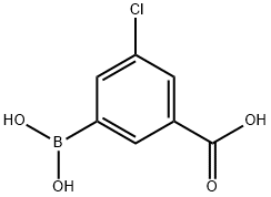 3-CARBOXY-5-CHLOROPHENYLBORONIC ACID, 957061-05-1, 結(jié)構(gòu)式