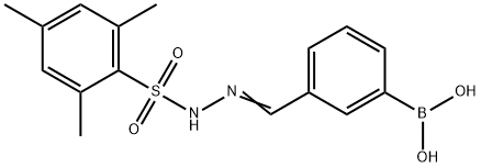 N'-(3-Boronobenzylidene)-2,4,6-trimethylbenzenesulfonohydrazide Struktur