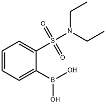 2-(N,N-diethylsulfamoyl)phenylboronic acid Struktur