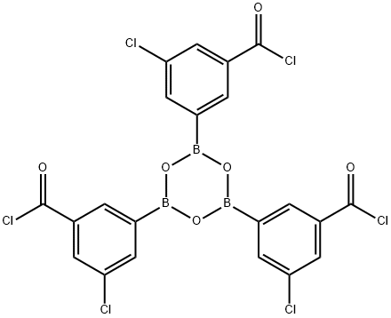 3-chloro-5-(oxoboryl)benzoyl chloride Struktur