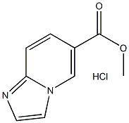 Methyl imidazo[1,2-a]pyridine-6-carboxylate, HCl Struktur