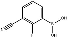 3-Borono-2-fluorobenzonitrile Structure