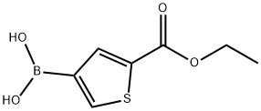 5-(ethoxycarbonyl)thiophen-3-ylboronic acid Struktur