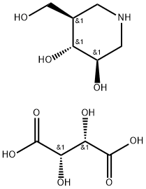 Isofagomine D-Tartrate Struktur