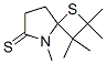 1-Thia-5-azaspiro[3.4]octane-6-thione,  2,2,3,3,5-pentamethyl- Struktur