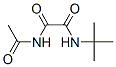 Ethanediamide,  N1-acetyl-N2-(1,1-dimethylethyl)- Struktur