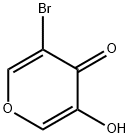 3-BroMo-5-hydroxypyran-4-one Struktur