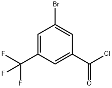 3-Bromo-5-(trifluoromethyl)benzoyl chloride Struktur