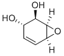 (1-alpha,2-beta,3-alpha,6-alpha)-(+-)-7-Oxabicyclo(4.1.0)hept-4-ene-2, 3-diol Struktur