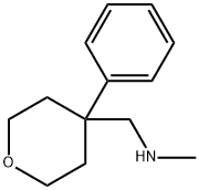 N-methyl-(4-phenyltetrahydropyran-4-yl)methylamine Struktur