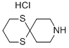 1,5-Dithia-9-aza-spiro[5.5]undecane hydrochloride Struktur