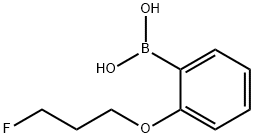 2-(3-Fluoro-propoxy)-benzenebornic acid
 Struktur