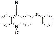 9-Acridinecarbonitrile,  2-(phenylthio)-,  10-oxide Struktur