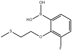 3-Fluoro-2-(methylthiomethoxy)phenylboronic acid
 Struktur