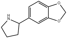 2-Benzo[1,3]dioxol-5-yl-pyrrolidine Struktur