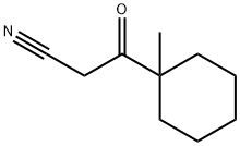 3-(1-METHYL-CYCLOHEXYL)-3-OXO-PROPIONITRILE Struktur