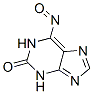 2H-Purin-2-one,  1,3-dihydro-6-nitroso- Struktur