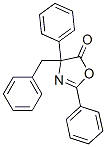 5(4H)-Oxazolone,  2,4-diphenyl-4-(phenylmethyl)- Struktur