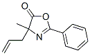 5(4H)-Oxazolone,  4-methyl-2-phenyl-4-(2-propen-1-yl)- Struktur