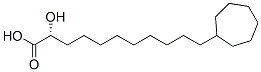 [R,(-)]-α-Hydroxycycloheptaneundecanoic acid Struktur