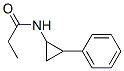 Propanamide,  N-(2-phenylcyclopropyl)- Struktur