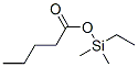 Pentanoic  acid,  ethyldimethylsilyl  ester Struktur